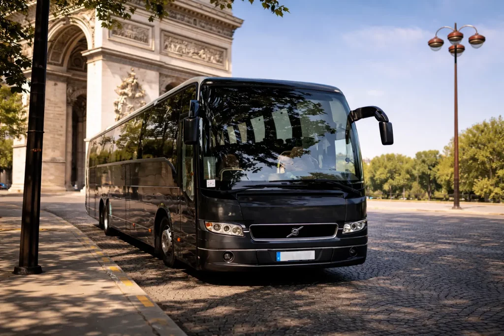 Location autocar 45 places à Paris – bus avec chauffeur pour groupe en Île-de-France
